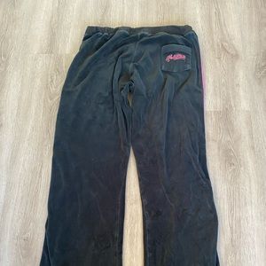 vintage velvet lowrise tracksuit pants